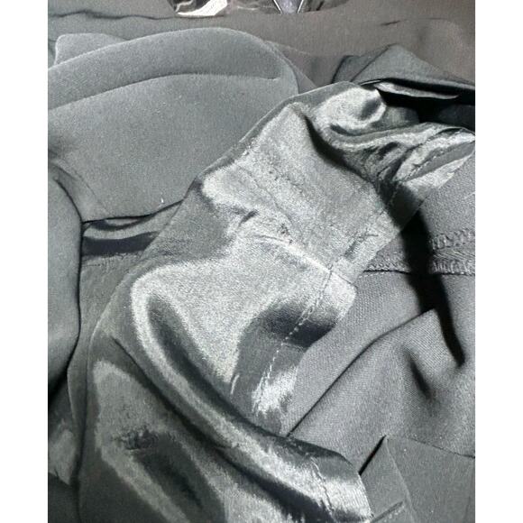 Lena Gabrielle New York Black Short Sleeve Lined Mini Dress A-Line Womens 8 - Picture 5 of 7